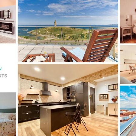 San Amaro Beach Duplex A Coruña Eksteriør billede